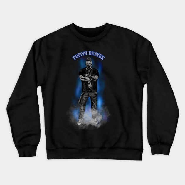 Poppin Crewneck Sweatshirt by Chaotic Patches